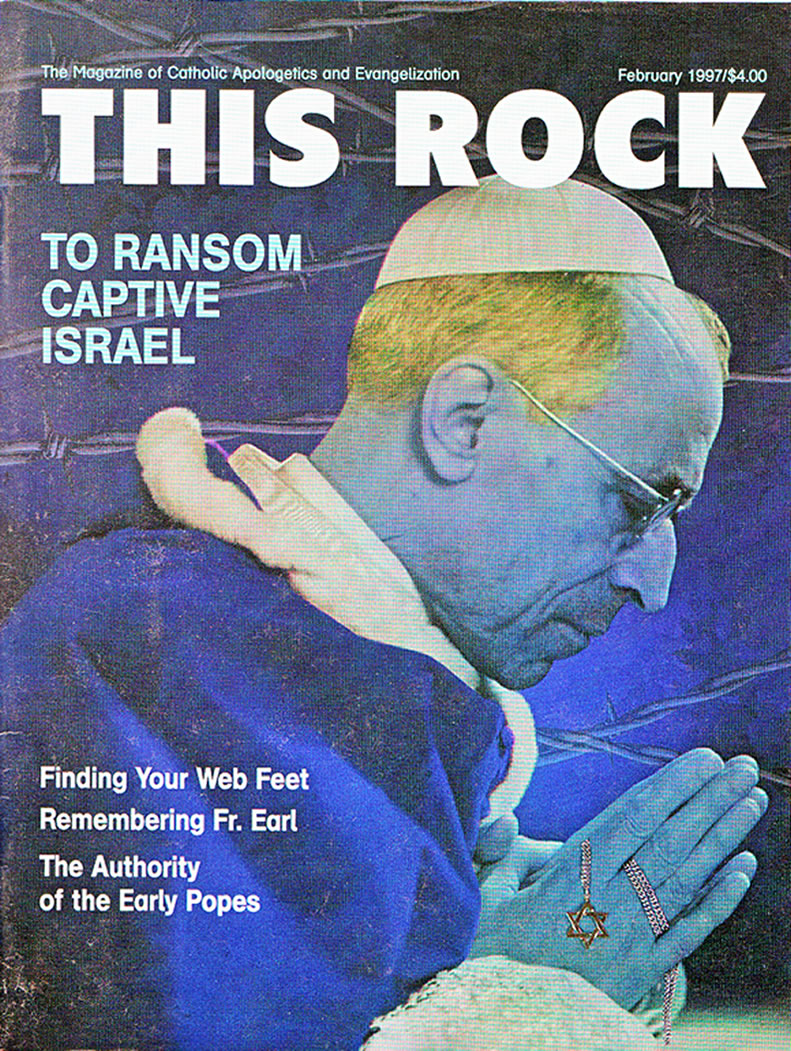 How Pius XII protected the Jews.
February 1997 Cover page - This Rock Magazine.